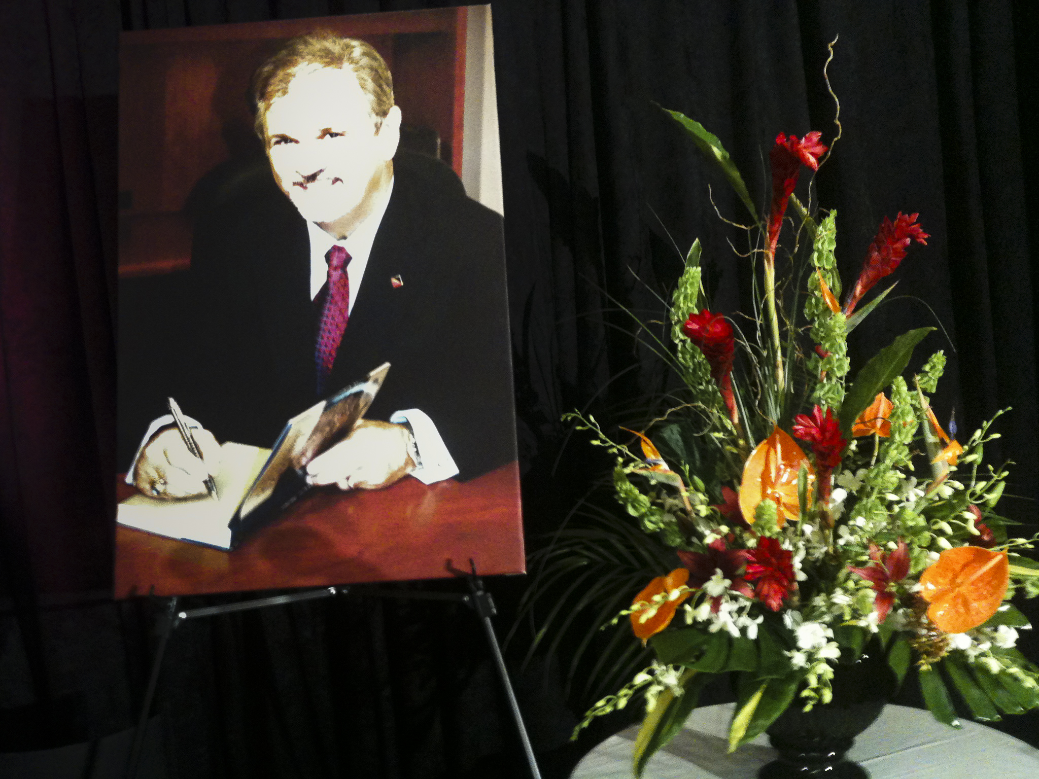 Portrait at Brian Klemmer's Memorial Service